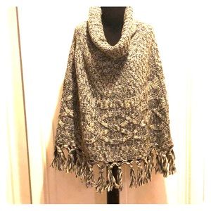Cowl Neck Poncho